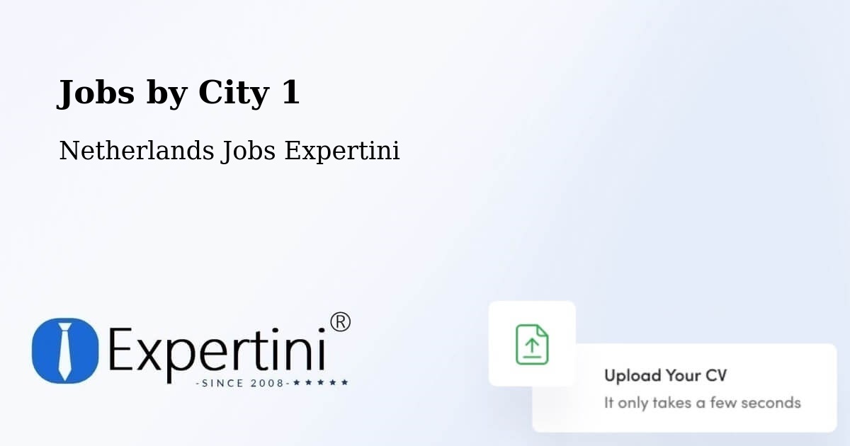 City Jobs in Netherlands - Expertini